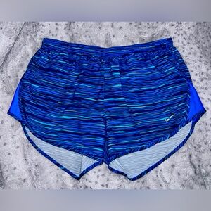 Nike Dri Fit Running Shorts - Size Medium- Blue